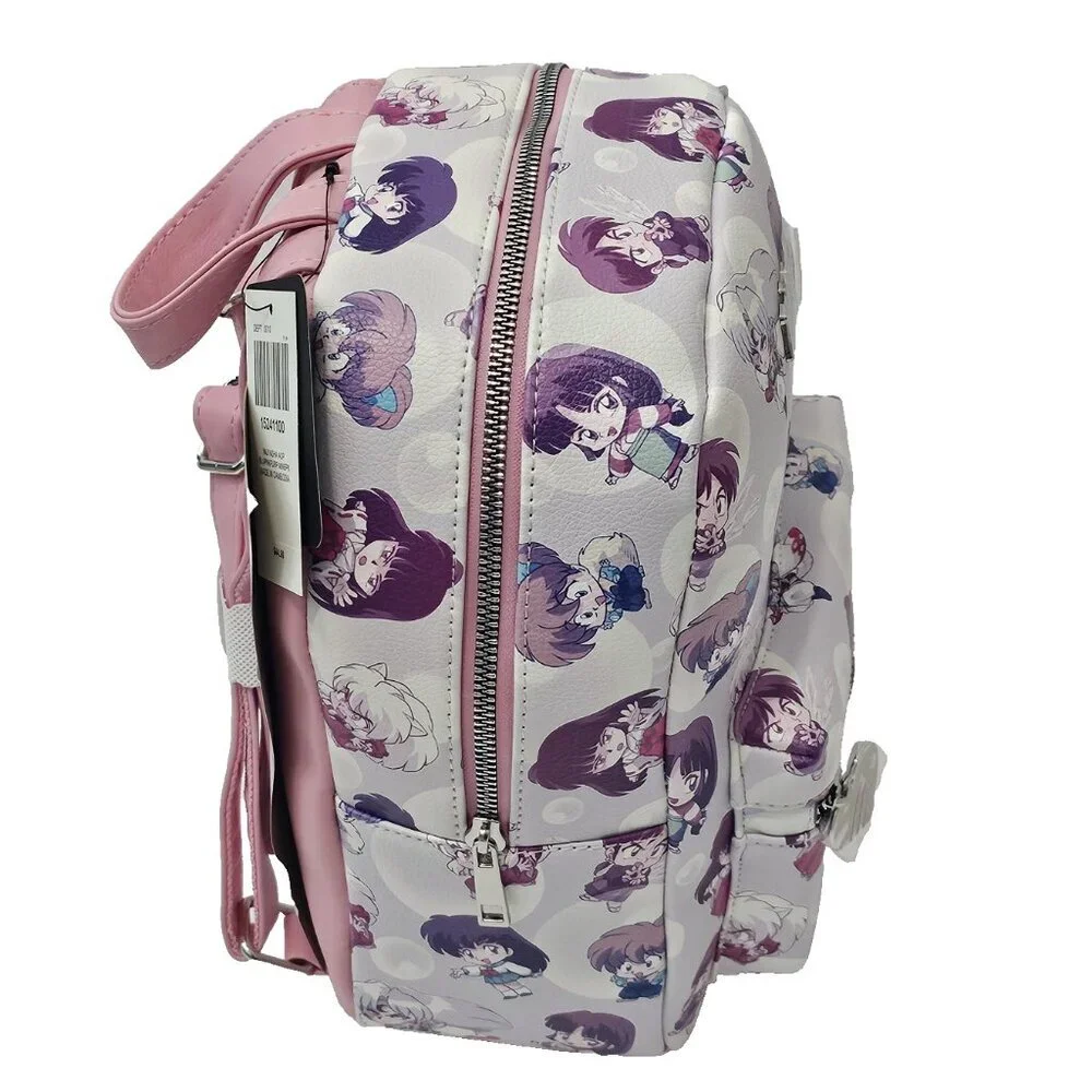 InuYasha Pastel Chibi Character Mini Backpack Bioworld Bag Anime NWTs